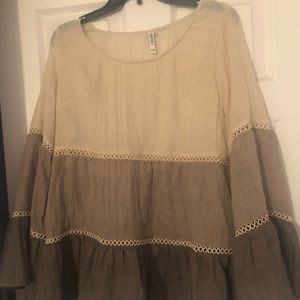 New without tags: Peasant style top